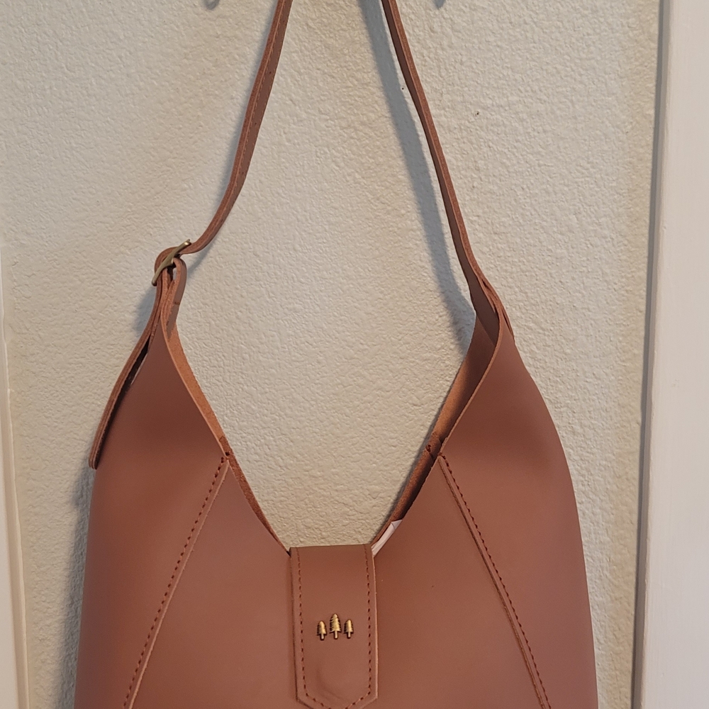 Portland Leather Sunkissed FLORA-Shoulder Bag *color Is Blush Pink!*